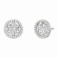 Engelsrufer Damen-Ohrstecker Silber Lil ERE-LILLIFL-ZI-ST