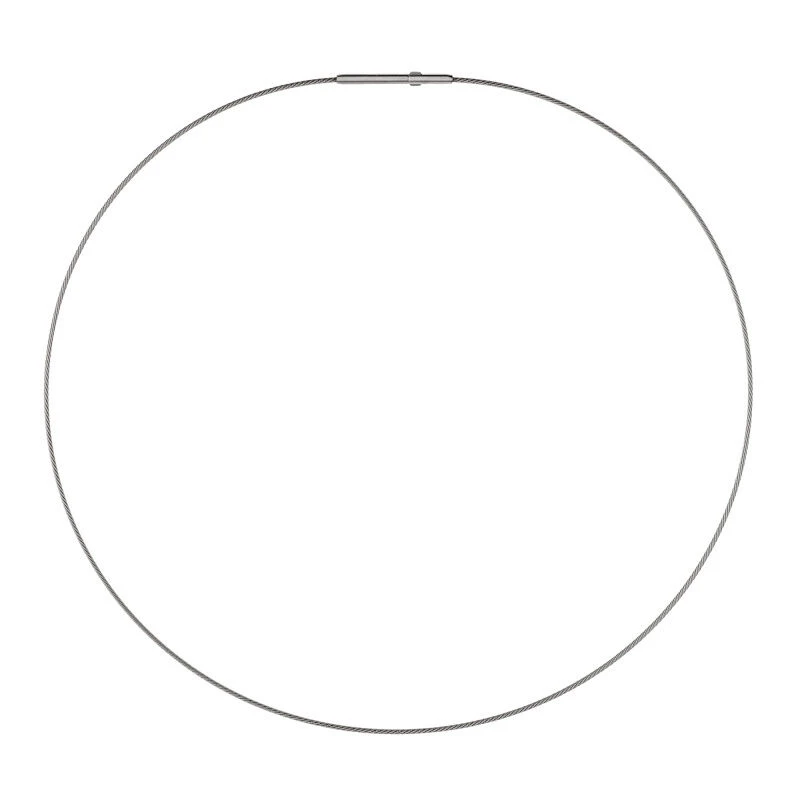 Ernstes Design Damen Halsreif 1 Fach Drahtseil 40cm Silber DS0.63C.40 – Bild 3
