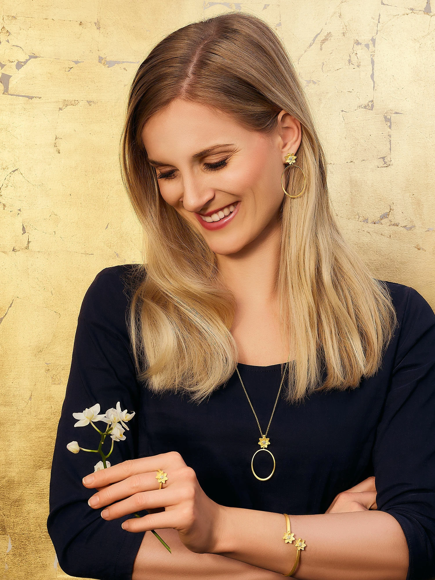 Bernd Wolf Hortensia 24-Karat-goldplattiert Zirkonia 52801156-056 6 Bernd Wolf Hortensia 24-Karat-goldplattiert Zirkonia 52801156-056 – Bild 4