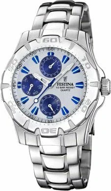 Festina Herren Chronograph Edelstahl-Armband F16242/1