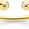 THOMAS SABO Damen Ring 925 Sterlingsilber, 750 Gelbgold Vergoldung -Modeschmuck Geschäft 08a829d8c0adf49dc0e4418726ad5efa7fd018e4 4051245489569 1