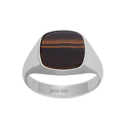 Son Of Noa Herren Siegelring Mit Gelbem Tigerauge Größe 58 Silber 167 001_58 -Modeschmuck Geschäft 09331f00078a55a24067348bca2d2c8bcbc46da8 5711008280879