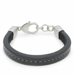 Leonardo Jewels Damen Herren Armband Trapuntare Men Edelstahl Leder