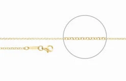 Der Kettenmacher Damen Halskette Erbskette Gold E1-45G