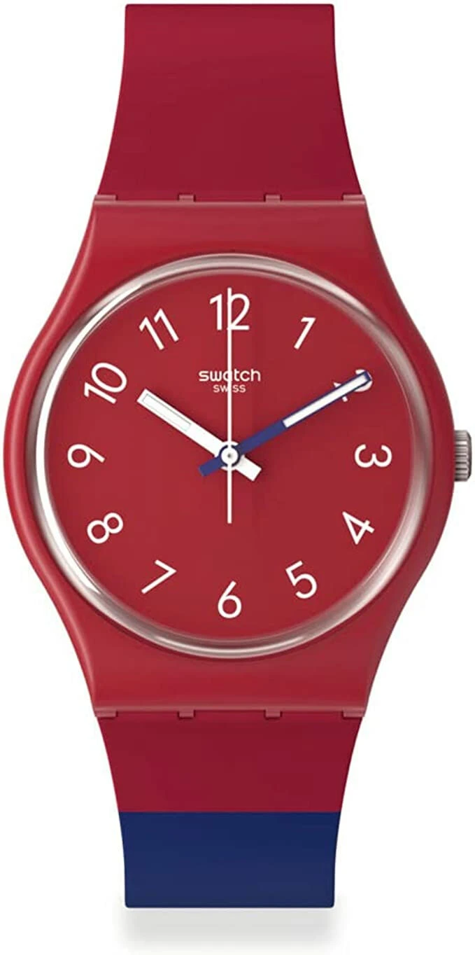 Swatch Damen Analoguhr Gent Colore Blocco Rot SO28R112 4 Swatch Damen Analoguhr Gent Colore Blocco Rot SO28R112 – Bild 2