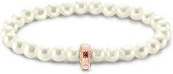 Thomas Sabo Damen Süßwasserperlen-Armband X0284-428-14-L17,5