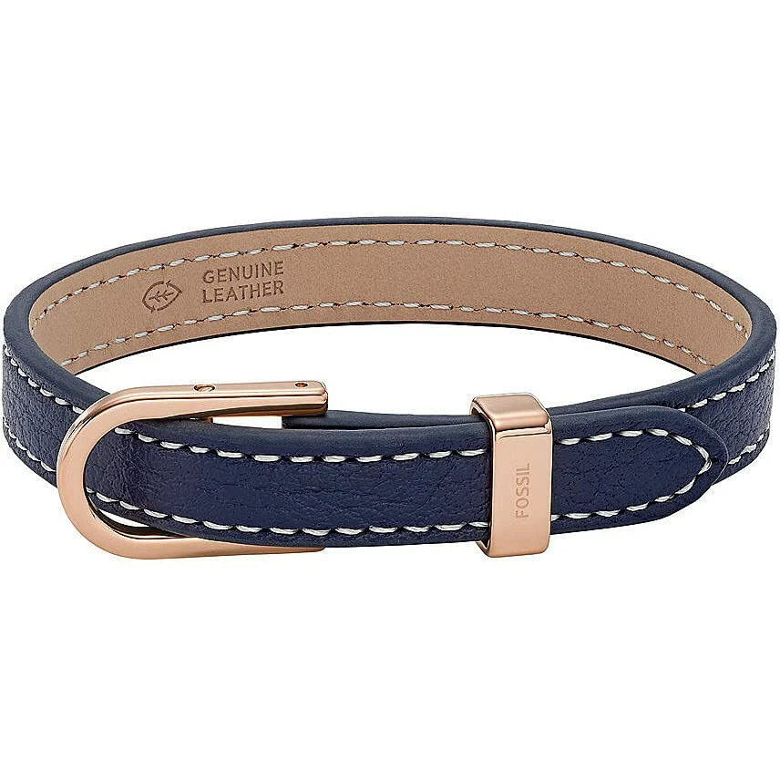 FOSSILHERITAGE Blau Leder Armband "JF04235791" 4 FOSSILHERITAGE Blau Leder Armband "JF04235791" – Bild 2