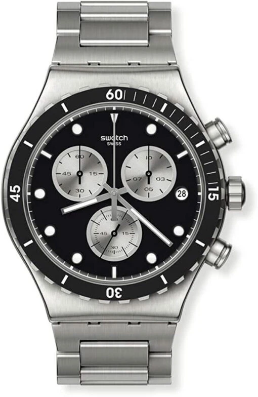 Swatch Herren Chronograph Dark Irony Dunkelblau YVS487 -Modeschmuck Geschäft 1fde0bcb5b9fbe4a41b4934fc5473ef830496189 51Z9v5 vCPL. AC UX679