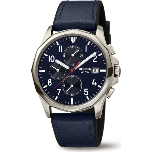 Boccia 3747 Uhr Chronograph Mit Leder- Und Silikonarmband -Modeschmuck Geschäft 20348dd38b288855fe0ea596e3cdc1b91a6a76b2 boccia 3747 02 3747 02 13194537