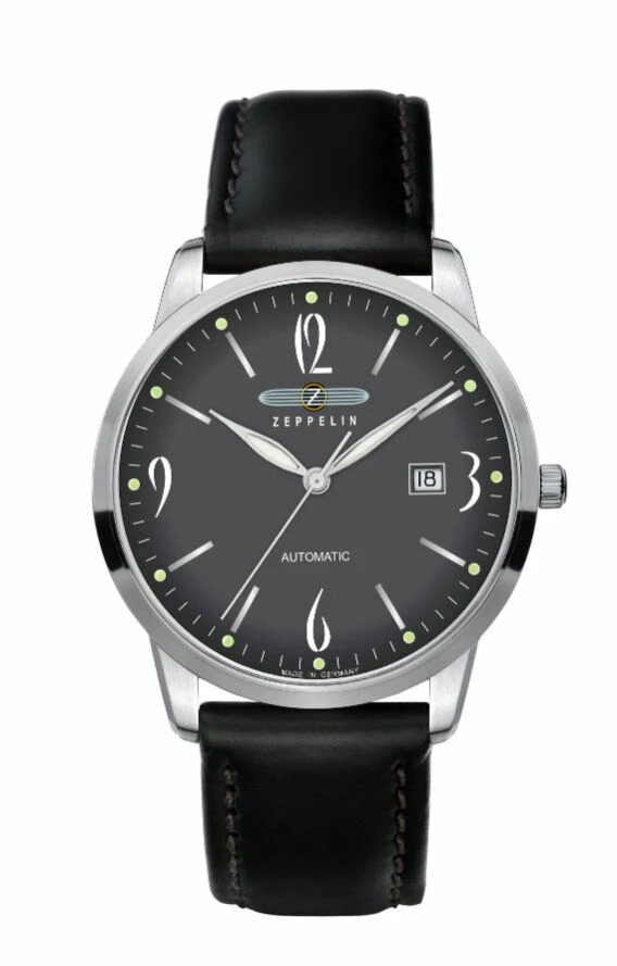 Zeppelin Herrenuhr XL Flatline Automatik Analog Leder 73502 4 Zeppelin Herrenuhr XL Flatline Automatik Analog Leder 73502 – Bild 2