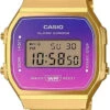 Casio Vintage Damenuhr Retro Vaportheme Lila Gold A168WERG-2AEF -Modeschmuck Geschäft 27577b69bb8fdd84565029a1d6691833eed5cc21 4549526325755 1