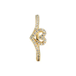 Pandora Timeless Damen Ring Wishbone Funkelndes Herz Größe 52 Gold 169302C01-52 -Modeschmuck Geschäft 2abee66ca143671fe53bf44b6cfa96ce611a830b 169302c01 v3 rgb