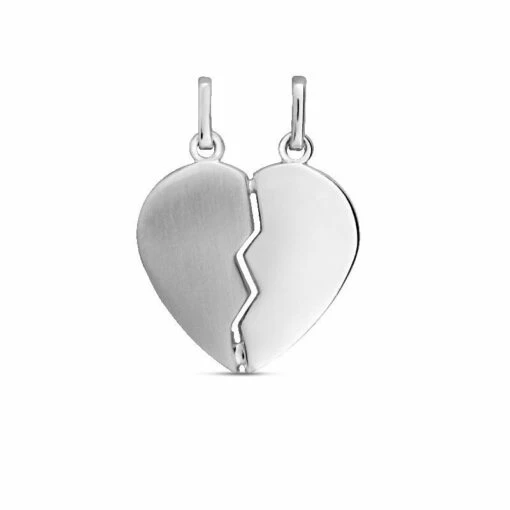 Unisex Gravurplatte Teilbares Herz Silber 20.1220.R -Modeschmuck Geschäft 34267b9fe3453425ceee228c5cd997849403abbf 4250655320589