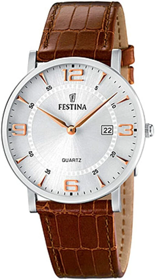 Festina Herren Analog Quarz Uhr Mit Leder Armband F16476/4 -Modeschmuck Geschäft 35d5764628843d1e45e31e7ef8f49bc01101ec0f 8430622502446 1