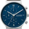 Skagen Herren Ancher Chronograph, 40 Mm Gehäusegröße, Mindestens 50 % Recycelte Edelstahluhr -Modeschmuck Geschäft 3a48ea35f1756b99e0a918a48404d1aaf5f8a61c 4064092083163 1
