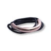 Qudo Damen Lederarmband Doppio Big 41cm Schwarz 115157 -Modeschmuck Geschäft 40f24065528873759c95009eab3474e2936d01f6 4051142123153