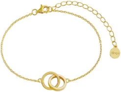 XENOX Damen Armband Lucky Ones Verschlungene Ringe Gold XS3621G -Modeschmuck Geschäft 415c077e1c34d0dfb33e20495d686b62fad9832c 9010050086283 1