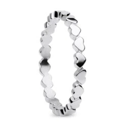 Bering Damen Herz Innenring Arctic Symphony Silber 578-10