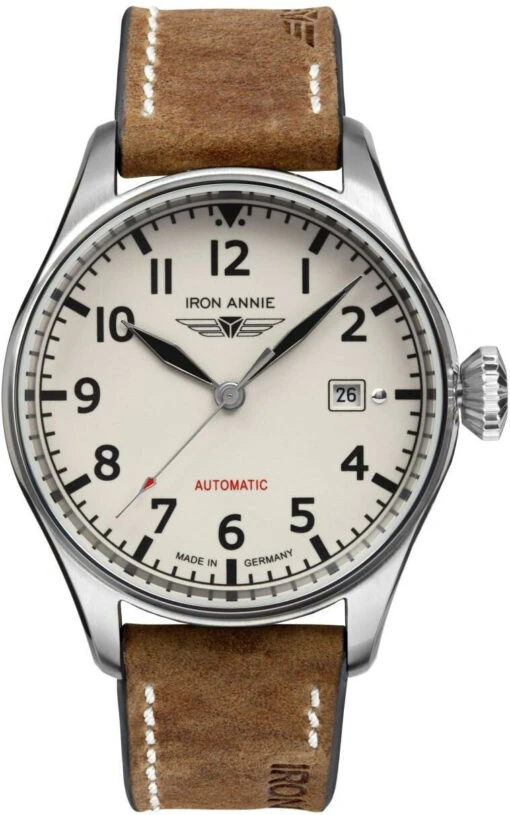 Iron Annie Flight Control Herren Automatikuhr Mit Lederband Braun 51623 -Modeschmuck Geschäft 45a7c5e2dbe65303a1d06314aeec0fe014d0732c 3aa13a7e 41df 4409 9810 eafa691f6f4b