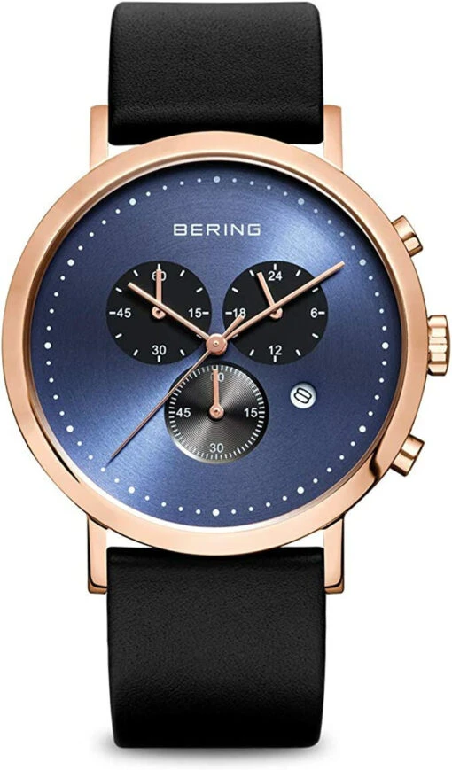 BERING Herren Analog Quarz Classic Collection Armbanduhr Mit Kalbsleder Armband Und Saphirglas -Modeschmuck Geschäft 5eb8b24145ced83cfa2f4f48427a822bc4fe1ab9 4894041919492 1