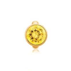 Endless Jewelry Damen Anhänger Mit Gelbem Citrin Charm Gold 51203-5