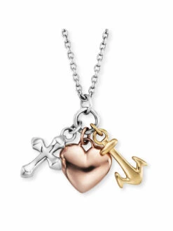 Engelsrufer Damen-Schmuckkette Glaube-Liebe-Hoffnung ERN-FLH-TRICO