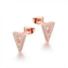 Damen Ohrstecker Dreiecke Mit Zirkonia Besetzt Rosegold 1503022 -Modeschmuck Geschäft 76528f8df687cddfa4e90ac68a514113d5e4bf20 5712980004590