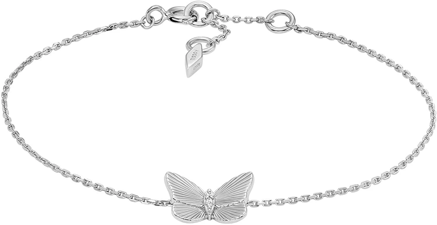 Fossil Damen-Gliederarmband Silber JFS00620040 4 Fossil Damen-Gliederarmband Silber JFS00620040 – Bild 2