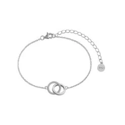 Xenox Damen 925 Sterling Silber Armband Mit Anhänger In Silberfarben - Lucky Ones - XS3621