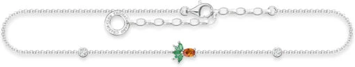 THOMAS SABO Damen Fußkette Ananas 925er Sterlingsilber Mit Zirkonia, AK0022-166-7-L27V -Modeschmuck Geschäft 83cf8c7f0a4c132ad0c44ea7427bfe5f367d9e89 4051245505535 1 scaled