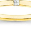 THOMAS SABO Damen Ring Mit Weißen Steinen Gold 925 Sterlingsilber, 750 Gelbgold Vergoldung TR2396-414-14 -Modeschmuck Geschäft 84a902a8bec45b7cc93339ba89e72ac9b50d2800 4051245522983 1