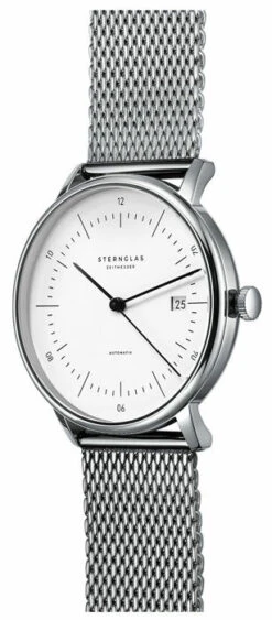 Sternglas Herren Automatikuhr Naos Zifferblatt Weiß Silber SNA01/403 -Modeschmuck Geschäft 850a17473710c0876cbc7ffb3a15d2e565c99fc8 SNA01 403 schraeg