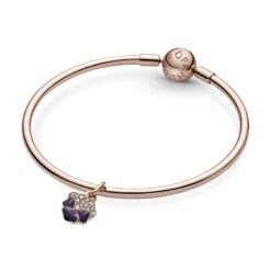 PANDORA MOMENTS Charm Anhänger "Lila Garten-Stiefmütterchen Blume" Silber Rosevergoldet 780776C01 -Modeschmuck Geschäft 95b666496d084443fae76dc5a2aed702d224d06c 5700302971293 5