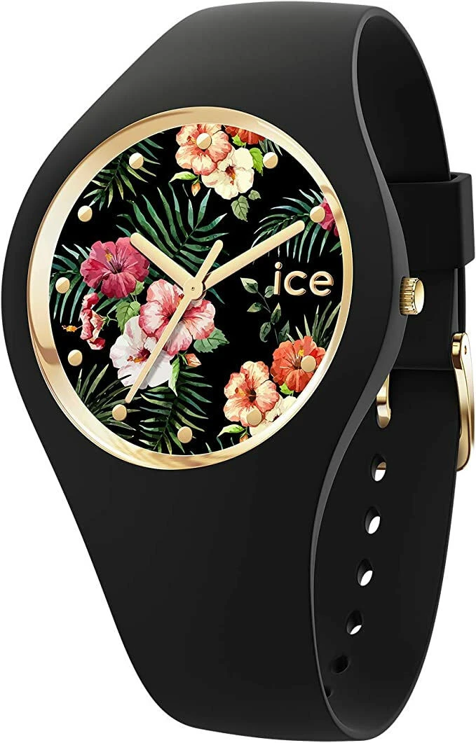 Ice-Watch - ICE Flower Colonial - Schwarze DamenUhr Mit Silikonarmband 3 Ice-Watch - ICE Flower Colonial - Schwarze DamenUhr Mit Silikonarmband