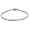 XENOX XS2044/M Damen Armband Sterling-Silber 925 Silber Weiß Zirkonia 16,5 Cm -Modeschmuck Geschäft 9b5ee06ed8d7edef2839890a85f50a83a391f6f9 9010050072040 1
