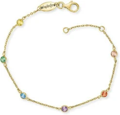 Engelsrufer Damen Armband Mit Bunten Zirkonia Steinen Gold ERB-LILMOON-ZIM-G - Karabinerverschluss - In Zwei Längen Verstellbar - Nickelfrei 5 Engelsrufer Damen Armband Mit Bunten Zirkonia Steinen Gold ERB-LILMOON-ZIM-G - Karabinerverschluss - In Zwei Längen Verstellbar - Nickelfrei -Modeschmuck Geschäft 9c507d311f21d7436b797b85562176f7d435e175 4260562160604 1