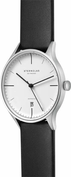 Sternglas Herren Automatikuhr ASTHET Mit Lederband Schwarz S02-AS01-PR14 -Modeschmuck Geschäft ab4d9584a939e71b0886c8711e44daf3779532ef S02 AS01 PR14 45