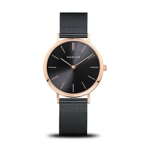 Bering Damen Analoguhr Classic Rosegold 14134-166 -Modeschmuck Geschäft