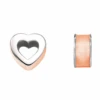 Xenox Damen Anhänger Herzen Bicolor XC4909