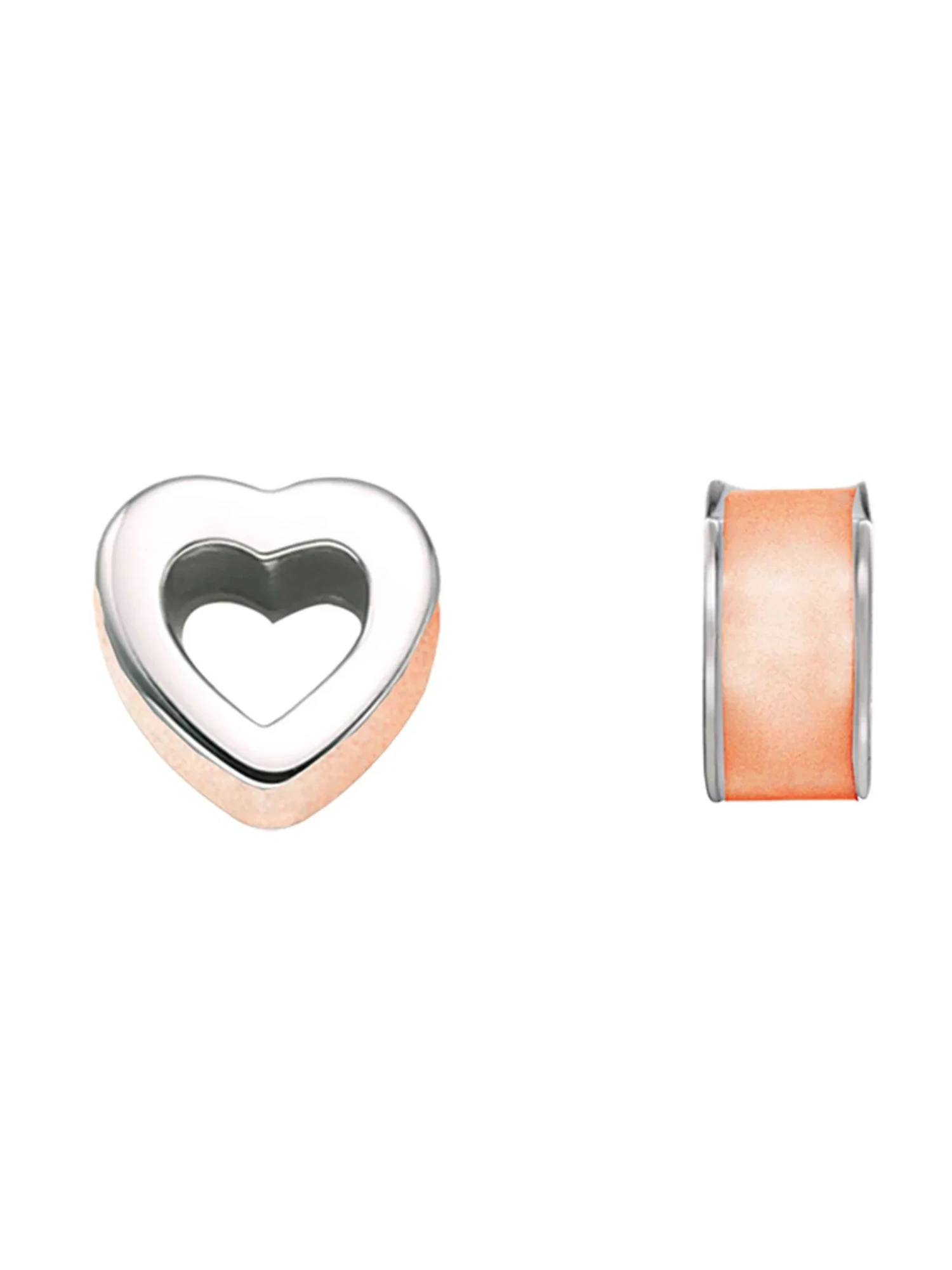 Xenox Damen Anhänger Herzen Bicolor XC4909 3 Xenox Damen Anhänger Herzen Bicolor XC4909