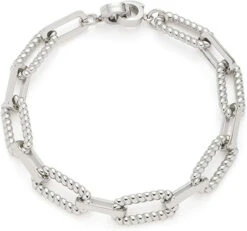 Leonardo Jewels Armband Moni, Armschmuck Aus Edelstahl Mit Clip&Mix Verschluss, Silber Statement-Kette 43 Cm, Ankerkette Damen Schmuck 1 Stück 023068 -Modeschmuck Geschäft bba35c2c87d826c66b3f75565b3c1f8dfb7f6685 4002541230683 1