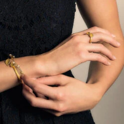 Bernd Wolf Aquina 24-Karat-goldplattiert Zirkonia 52256156-056 -Modeschmuck Geschäft bc807029800698db6c5383f39ac2f159a62603bf 52256156 056 2