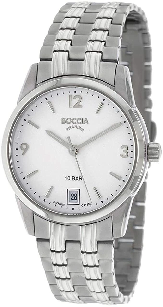 Boccia Damen-Quarzuhr Silber 3272-03 3 Boccia Damen-Quarzuhr Silber 3272-03
