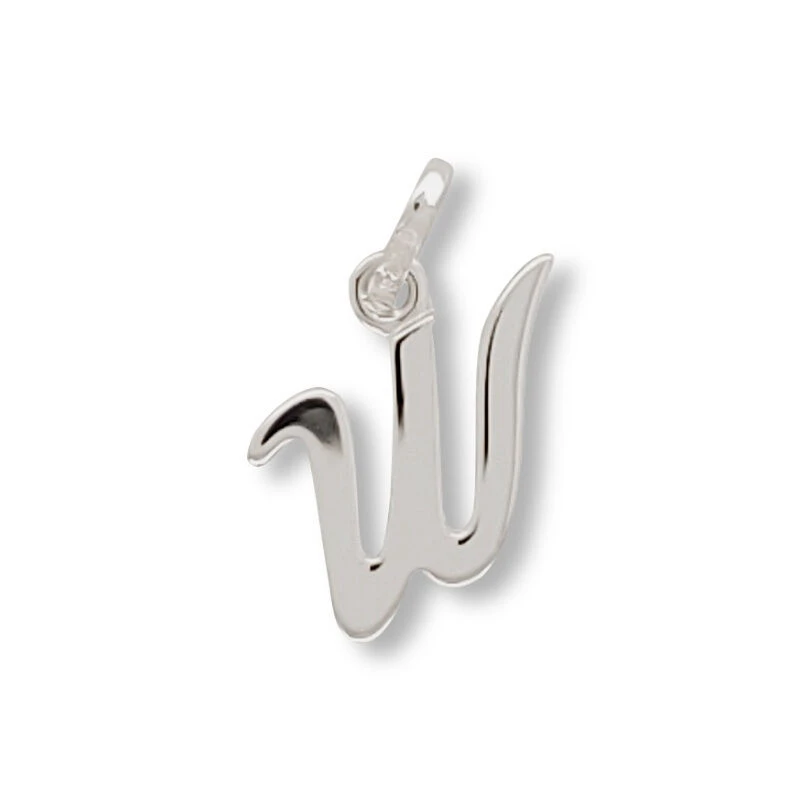Unisex Anhänger Buchstabe W Silber 28.1311.R 3 Unisex Anhänger Buchstabe W Silber 28.1311.R