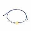 Xenox Damen Nylon Armband Fine Mit Gravierbarem Coin Gold XG9K7010G -Modeschmuck Geschäft c6158dff141bb56d3f834bc86ded31a35e174fcc xg9k7010g