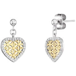 Engelsrufer Damen-Ohrring Lebensblume ERE-HEARTLIFL-ZI-BIG