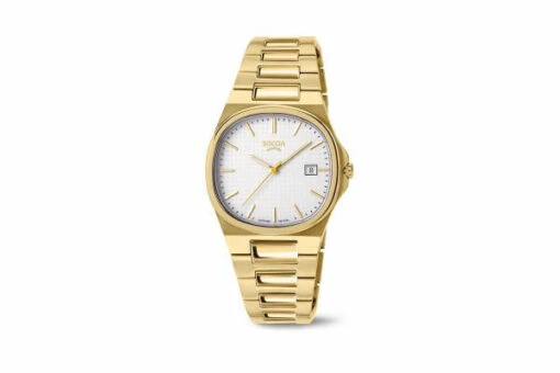 Boccia Damen Analoguhr Slim Gold 3348-02 -Modeschmuck Geschäft