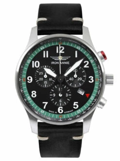 Iron Annie 5688 Herren-Chronograph F13 Tempelhof Schwarz