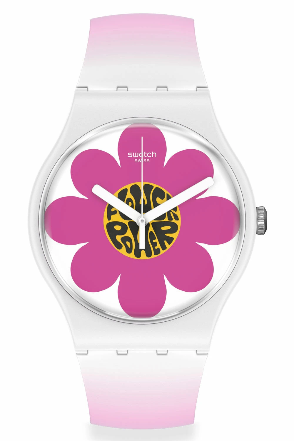 Swatch Damen Analoguhr Flower Power Bioceramic Pink SO32M104 5 Swatch Damen Analoguhr Flower Power Bioceramic Pink SO32M104 – Bild 3