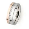 XENOX Damen Zirkonia Ring Größe 52 Bicolor X2245 -Modeschmuck Geschäft d07234f884f8cc3196f369f2511106bb97a97e46 XENOX X2245